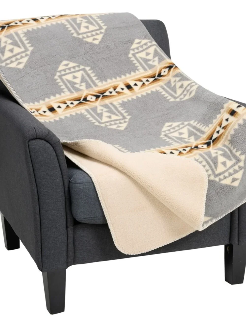 NEW Pendleton Reversible Printed Berber Throw Blanket - 50x70